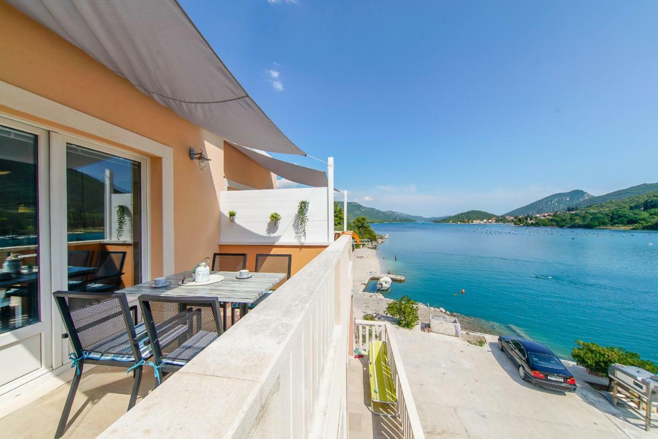 Apartmani Ponta Ston Bagian luar foto